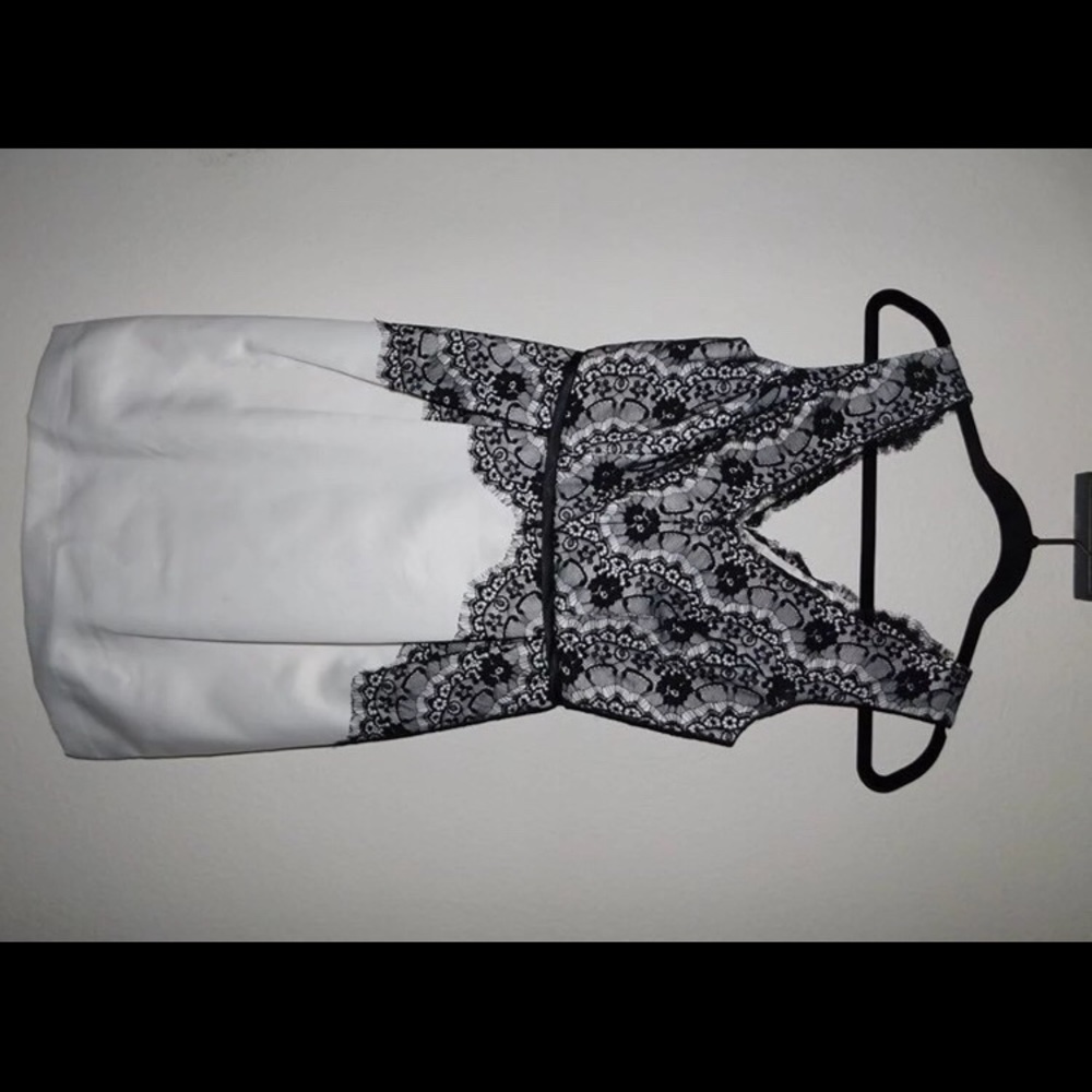Black/White Lace Dress